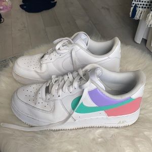 Nike Color-block Air Force 1’s